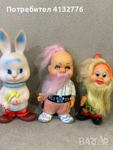 гумени играчки от соца ЛОТ , снимка 3 - Кукли - 53254522