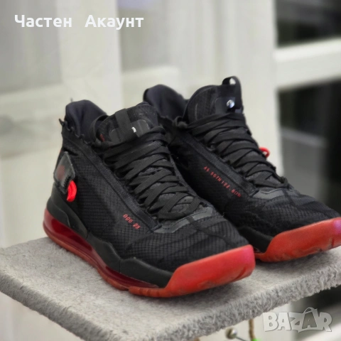 Air Jordan Proto Max 720 "Black/Gym Red-Black" , снимка 6 - Маратонки - 53167851