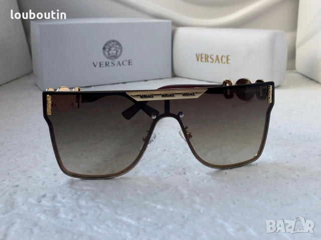 Versace VE 2022 унисекс слънчеви очила маска,мъжки,дамски слънчеви очила, снимка 4 - Слънчеви и диоптрични очила - 36106701