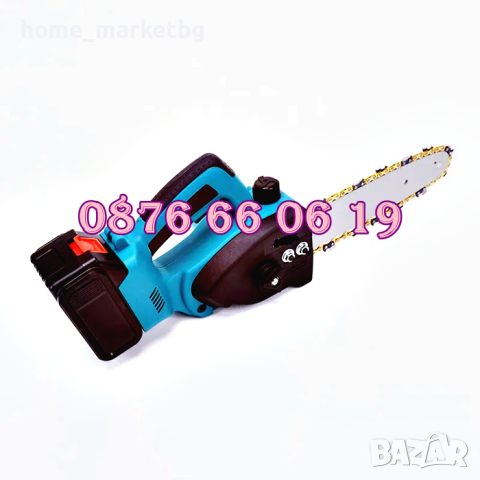 Акумулаторен трион 36V 10Ah, резачка за клони с 1 / 2 закалени вериги, снимка 4 - Градинска техника - 44568505