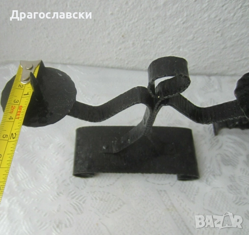 Различни свещници: свещник за 3 свещи с елени, човек, елха, елен, за стена, снимка 7 - Други - 28875988