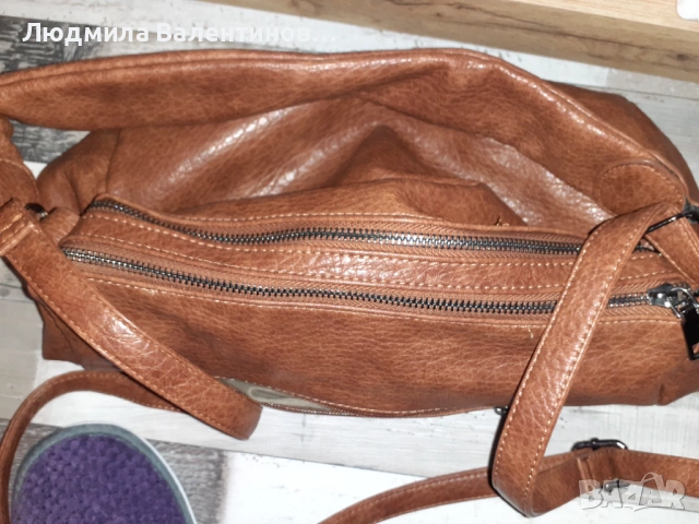 Дамски чанти в зелено и кафяво , снимка 5 - Чанти - 53060693