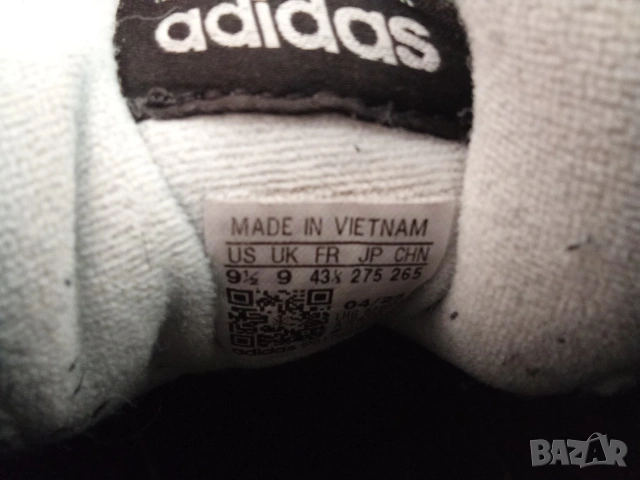 43 1/3 Adidas Midcity Low Мъжки кецове черни бели , снимка 4 - Кецове - 53706257