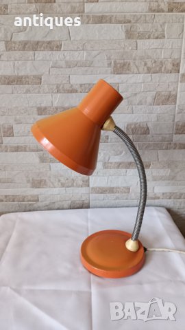 Метална лампа за бюро №43 - индустриална - Антика