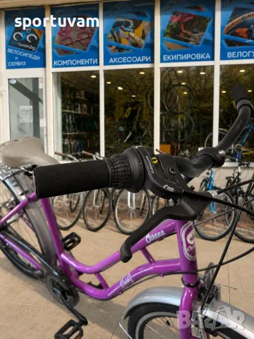 Градски велосипед Leader Madeira 26 Shimano 7 скорости, циклама, снимка 6 - Велосипеди - 55802949