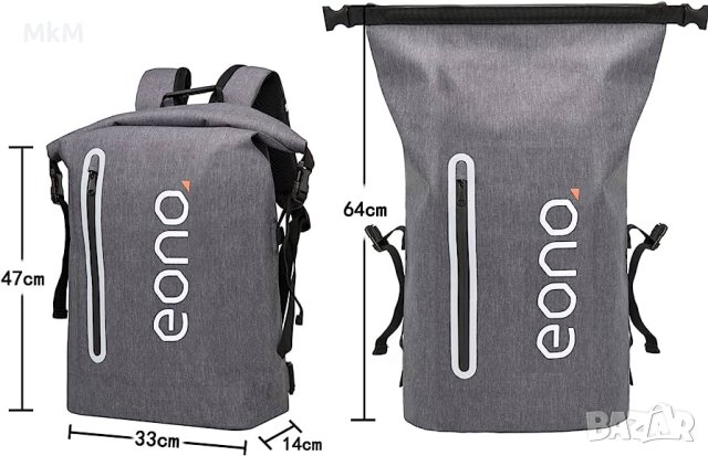 Eono Велосипедна раница 100% водоустойчива, чанта за лаптоп,пътуване,училище, снимка 3 - Фен артикули - 41614999