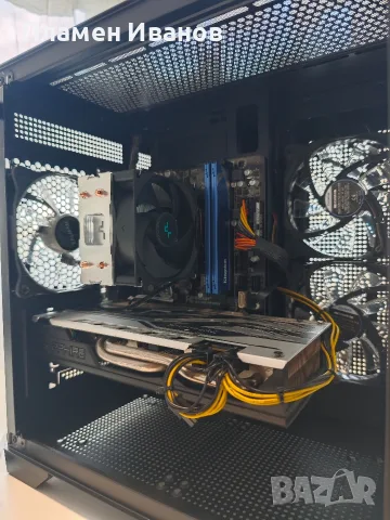 Настолен Компютър i3 4330 ,8gb Ram , rx580 8gb , 128 SSD , снимка 2 - Работни компютри - 56304999