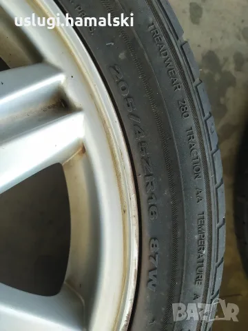 Алуминиеви джанти с гуми C4/A3, снимка 3 - Гуми и джанти - 55898906