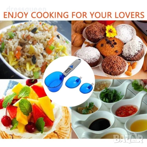 4737 Дигитална Лъжица Везна с 3 Сменяеми Приставки (S, M, L), снимка 3 - Аксесоари за кухня - 53779940