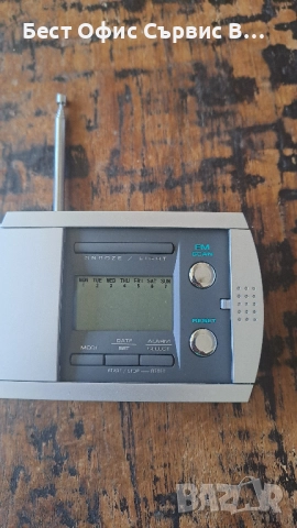 радио транзистор с часовник аларма плъзгащо се мазно, снимка 4 - Радиокасетофони, транзистори - 52063473