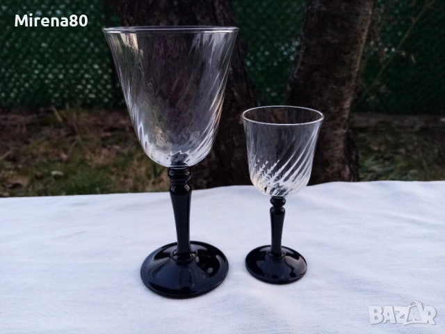 Винтидж сервиз за вино - Франция, снимка 6 - Сервизи - 53697974