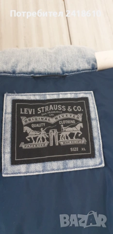 Levis Down Vest Mens Size XL /2XL НОВО! ОРИГИНАЛ Мъжки Пухен Елек!, снимка 5 - Якета - 53276265