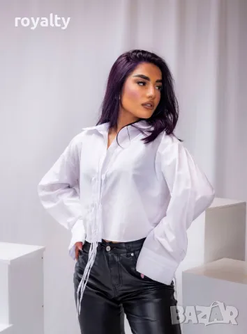 Дамска бяла риза, снимка 4 - Ризи - 49530362