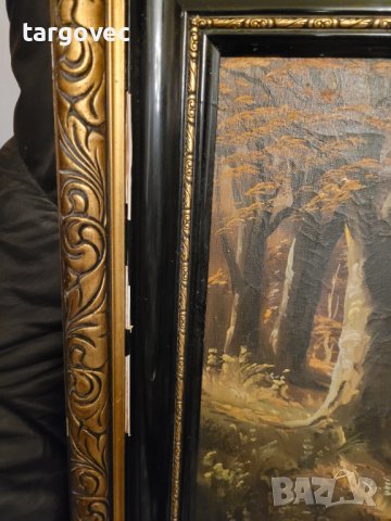 Стара картина западна Европа, снимка 3 - Картини - 41732404