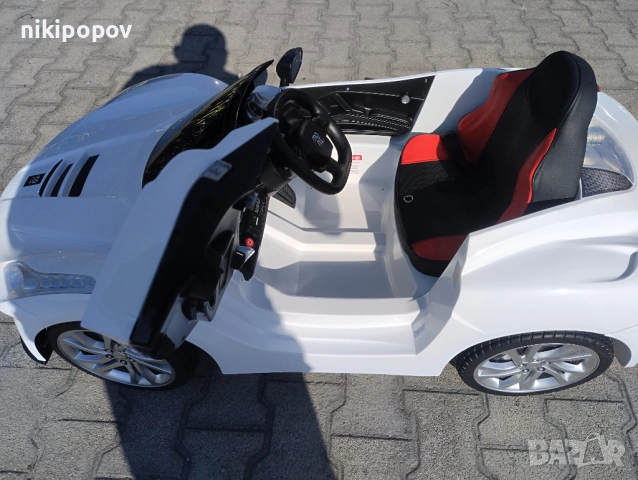 TESLA Акумулаторна кола LIBERTY бял, снимка 4 - Коли, камиони, мотори, писти - 53849474