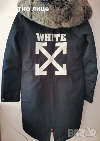 Чисто нова висок клас парка Off-White, снимка 2 - Якета - 53747237