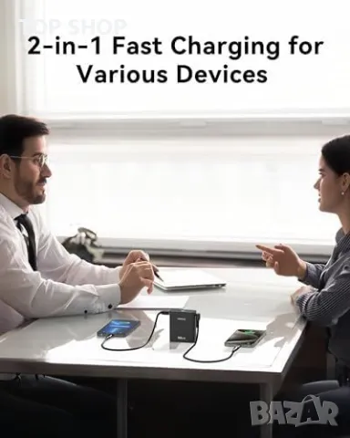 Ново Бързо Зареждане 30W Power Bank USB C, 10000mAh външна Батерия, снимка 6 - Външни батерии - 49567142