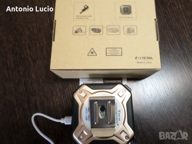 Комбинирана Лазерна ролетка 40 метра + лента 5 метра, снимка 3 - Измервателни инструменти - 36234320