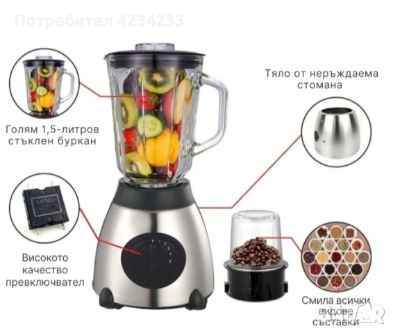 Блендер , снимка 2 - Блендери - 53188792