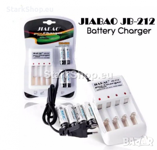 Зарядно за батерии ААА / АА с 4 батерии