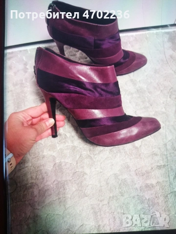 Дамски боти Guess лилави 38 номер, снимка 4 - Дамски боти - 53592216