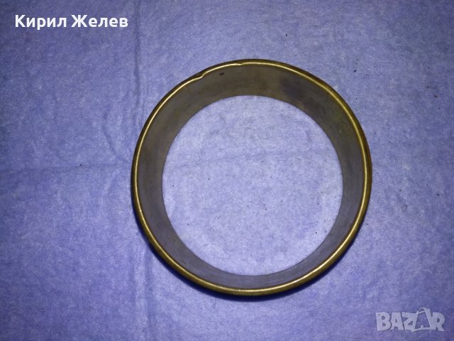 БРОНЗОВА СТАРА ОРНАМЕНТИРАНА СЕДЕФЕНА ОРИЕНТАЛСКА ГРИВНА МАЙСТОРСКА ИЗРАБОТКА 11525, снимка 4 - Антикварни и старинни предмети - 41266515