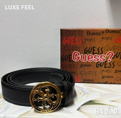 Guess✨Естествена Кожа ✨Дамски Колан -