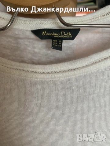 Ленена блуза Massimo Dutti, размер М, снимка 6 - Блузи с дълъг ръкав и пуловери - 53094246