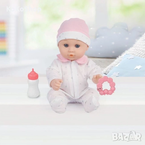 Кукла бебе с "кенгуру" и аксесоари за разходка, снимка 3 - Кукли - 53055346