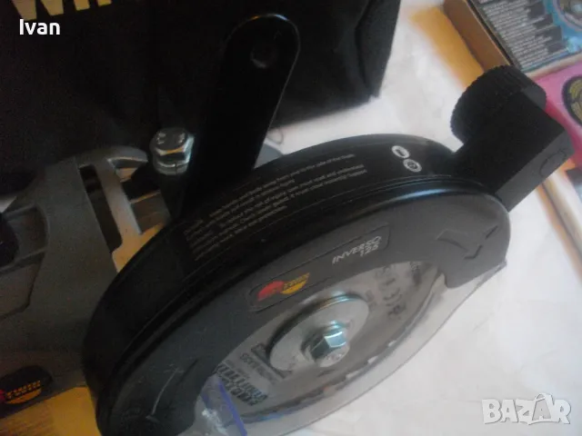 НОВ ЕЛЕКТРИЧЕСКИ ДВОЕН НОЖОВ ТРИОН С ВЪРТЯЩ ЛАЗЕР ПЪЛЕН КОМПЛЕКТ STARTWIN Inverso 125 В ПЛАТОВ САК, снимка 12 - Измервателни инструменти - 49069033