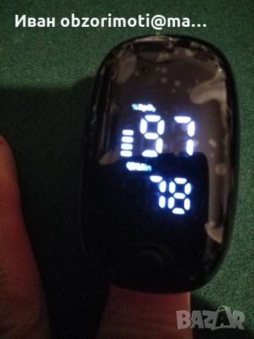 Пръстов пулсоксиметър за нивата на кислород в кръвта