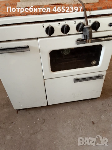 Комбинирана готварска печка на дърва и ток, използвана, снимка 2 - Печки, фурни - 53754398