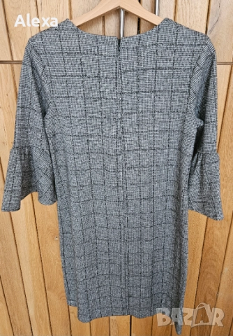 Рокля в сив цвят на марката Reserved в размер М, снимка 2 - Рокли - 51900818