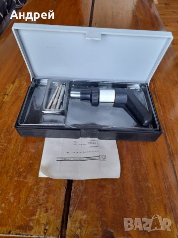 Стара механична отвертка #3, снимка 3 - Антикварни и старинни предмети - 39699451