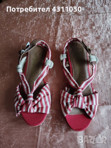 Нови сандали от плат Next , снимка 2 - Сандали - 53408890