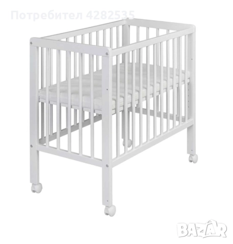 БЕБЕШКА КОШАРА NEXT TO ME С Матрак 40 x 80 см и подаръци към нея, снимка 4 - Кошарки - 52482225