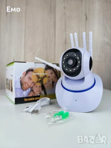 WiFi - Камера със 5 антени и множество функции., снимка 2 - IP камери - 48630515