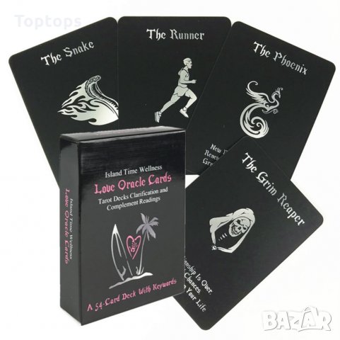 Любовен оракул,54 карти: Island Wellness Love Oracle Cards в три цвята, снимка 5 - Карти за игра - 34704886