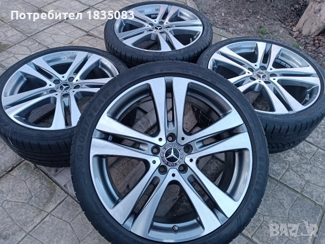 Джанти спорт пакет 19ки 5х112 Mercedes + летни гуми GoodYear
