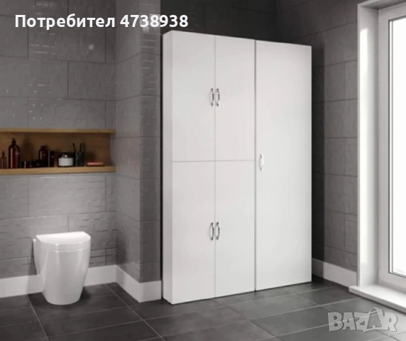 Шкаф за пералня и сушилня с място на маса гледане, снимка 2 - Шкафове - 53759901