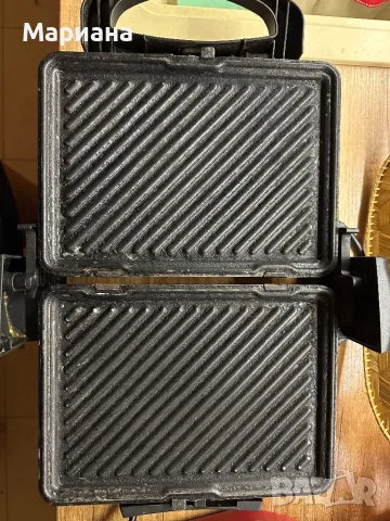 Продавам тефлонов парти контакт грил скара тост сандвич на Moulinex, снимка 2 - Скари - 48397031