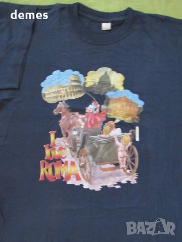  Оригинална мъжка тениска с къс ръкав от Рим с щампа,XL, снимка 6 - Тениски - 34095572