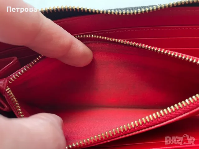 Кожен портфейл Christian Louboutin Оригинал, снимка 12 - Портфейли, портмонета - 56102802
