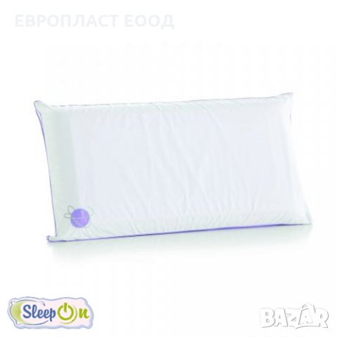 Възглавница Мемори Sphere M (лилава/М-средно твърда), снимка 3 - Възглавници - 15815044
