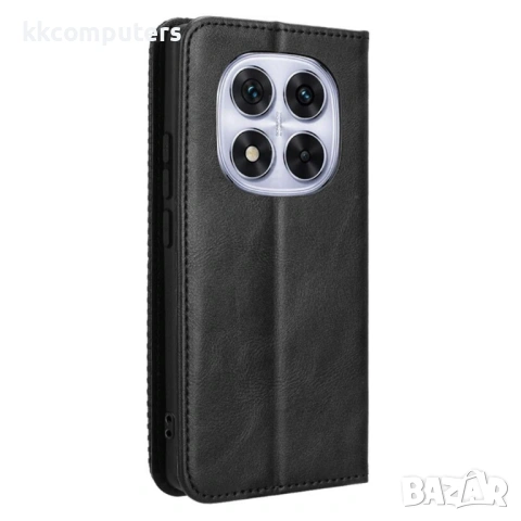 Кожен Калъф Портфейл за Xiaomi Poco X7 5G - Ретро дизайн, Магнитен, Стойка, Слот за Карти, Вкл. Прот, снимка 10 - Калъфи, кейсове - 53538417