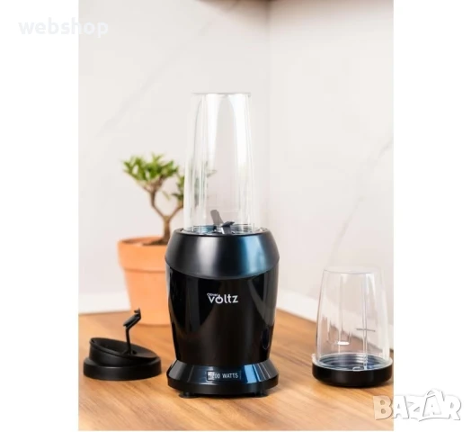 Нутри блендер Oliver Voltz 1200W, 2 чаши, Без BPA, 1000мл/800 мл, Трошене на лед, снимка 2 - Блендери - 50492071