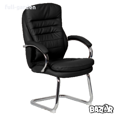 Посетителски стол Carmen 6154 - черен