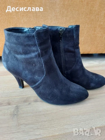 Дамски боти Paolo Bocelli от естествен велур номер 39, снимка 2 - Дамски боти - 51383935