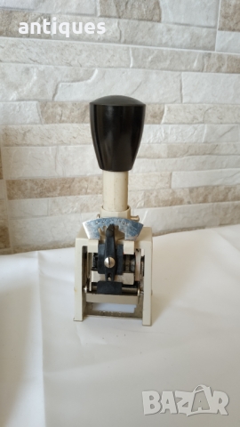 Стар немски номератор - Polygraph Zifferndruckwerke - 1960"г. - Made in DDR, снимка 2 - Антикварни и старинни предмети - 34895296