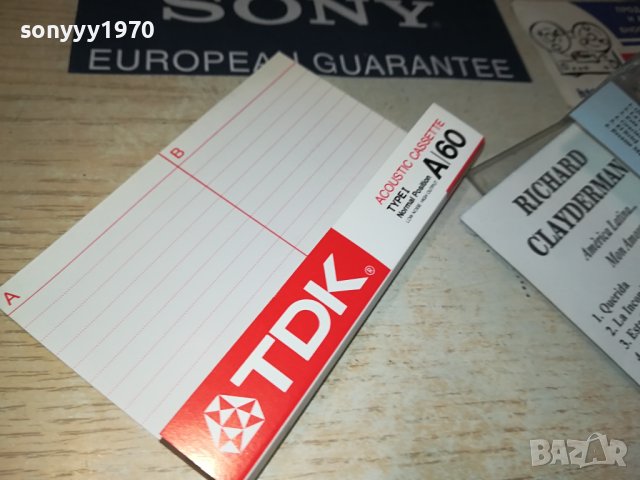 RICHARD CLAYDERMAN TDK-КАСЕТА 2106231856, снимка 8 - Аудио касети - 41312142